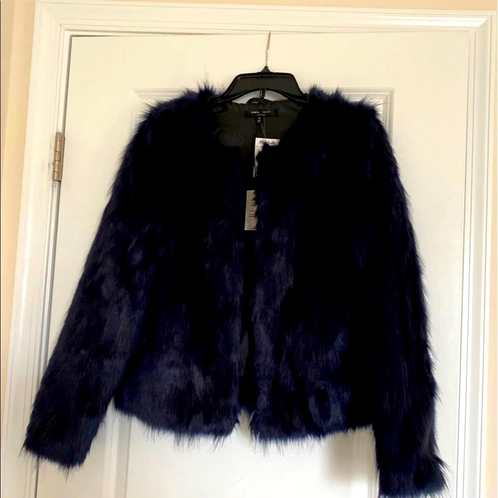 Faux fur coat